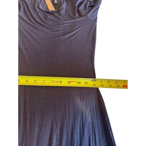 Skims Sheer Modal Maxi Dress L Phoenix Brown Long Sleeve Stretch Loungewear NWT - Picture 9 of 11